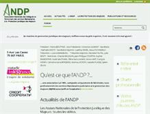 Tablet Screenshot of andp.fr